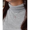 26042 1 súprava šperku s kryštálmi swarovski nausnice retiazok a prívesok ružová kyticka 39172 3 light rose