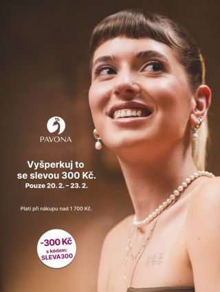 POSLEDNÍ DEN SLEVY! Získejte slevu 300 Kč na svůj nákup při objednávce nad 1700 Kč 💎 Stačí v košíku zadat kód: ✨ SLEVA300...