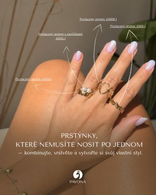 Prstýnky, které nemusíte nosit po jednom. Kombinujte, vrstvěte a vytvořte si vlastní kombinaci přesně podle svého stylu. ✨...