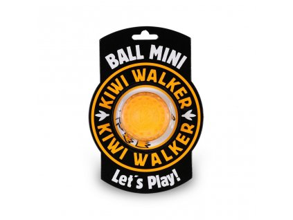 Kiwi Walker Lopta Oranzova MINI Lopticka pre psov