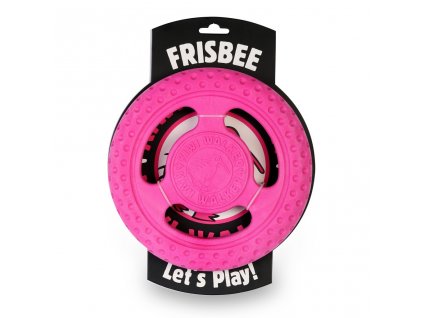 Kiwi Walker Ring Ruzovy Frisbee pre psov
