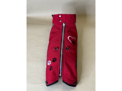 Dened Brok, Zimná sofshellová vesta pre fenky, červená