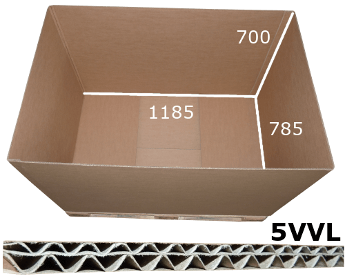 Eurobox 1200x800x700mm 5VVL