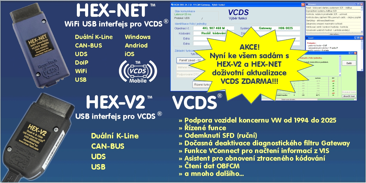 HEX-NET, HEX-V2, VCDS