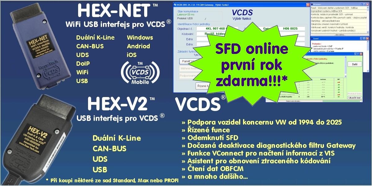HEX-NET, HEX-V2, VCDS
