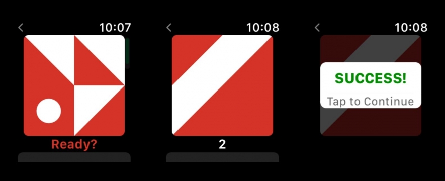 Hra Octopuz na Apple Watch.