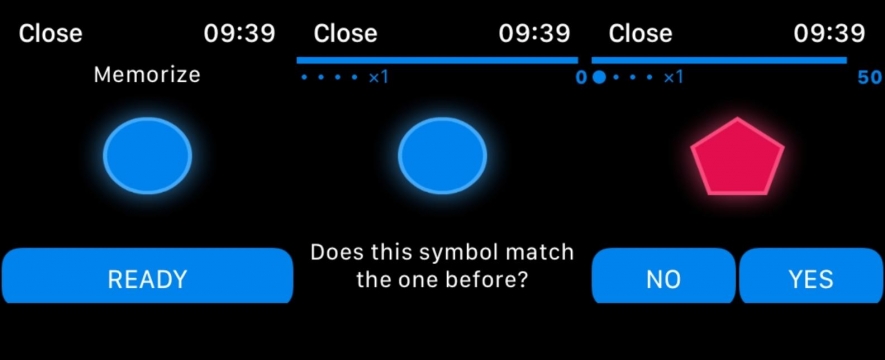 Hra Peak na Apple Watch.