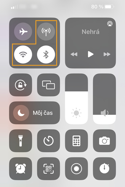 vypnutie wifi bt na ios 2