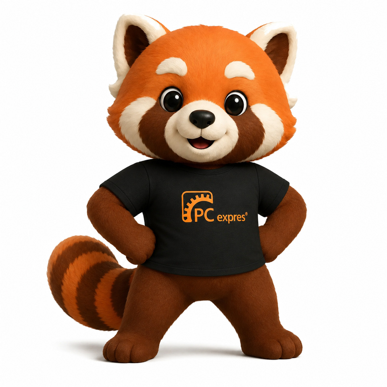Pexi, maskot PCexpresu v superhrdinskom postoji