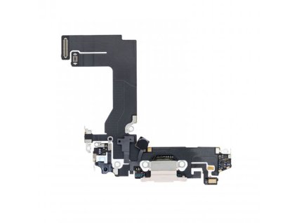 iPhone 13 - Nabijaci konektor s flex kablom a mikrofonmi (ruzova)