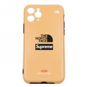 Supreme - The North Fase - IPHONE 11 Pro - gumený obal - Hnedá