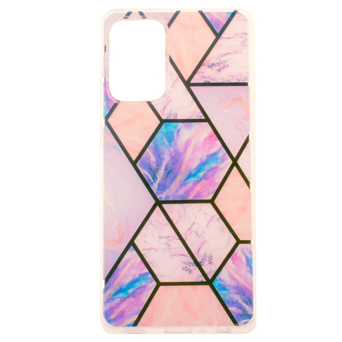 Samsung Galaxy A72 5G - gumený obal - Geometrický Mramor vz.1