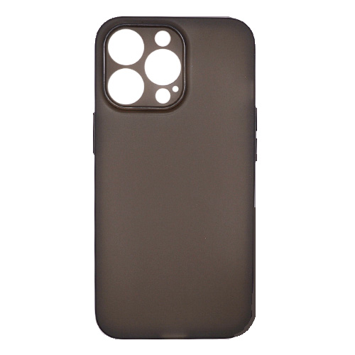 Ultra Slim - Matný pogumovaný obal - IPHONE 13 Pro - čierna