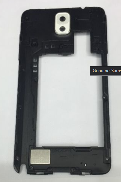 Samsung Galaxy Note 3 Stredový rám s reproduktorom (biela)