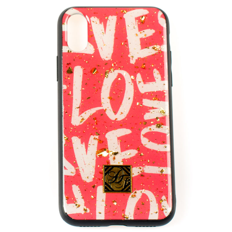 IPHONE X - gumený obal - Love