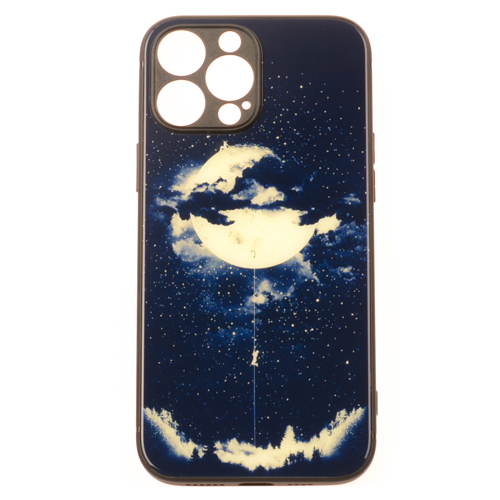 IPHONE 13 Pro Max - Sklenený obal - Mesiac