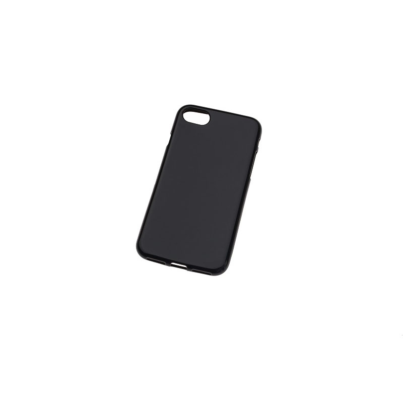 IPHONE 7/8 - gumený obal - čierna