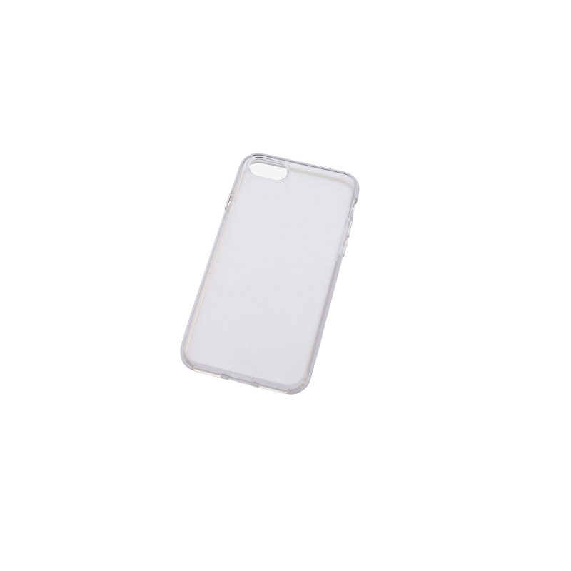 IPHONE 7/8 - gumený obal - priehľadná