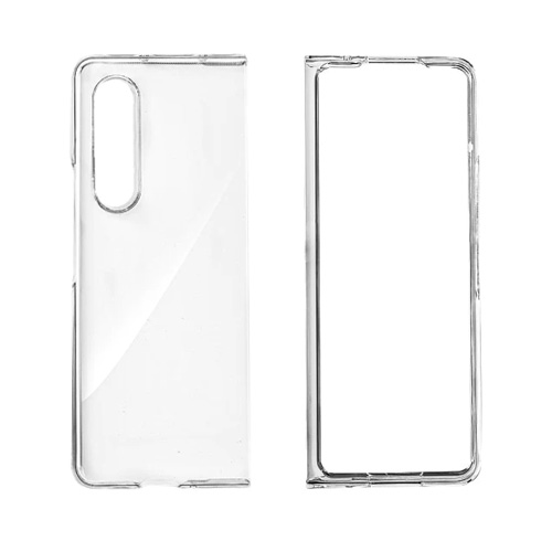 Samsung Galaxy Z Fold 4 - gumený obal - priehľadná