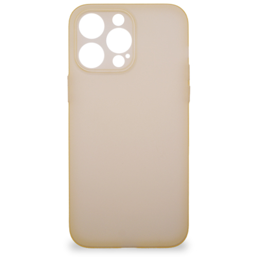 Ultra Slim - Matný pogumovaný obal - IPHONE 14 Pro - telová