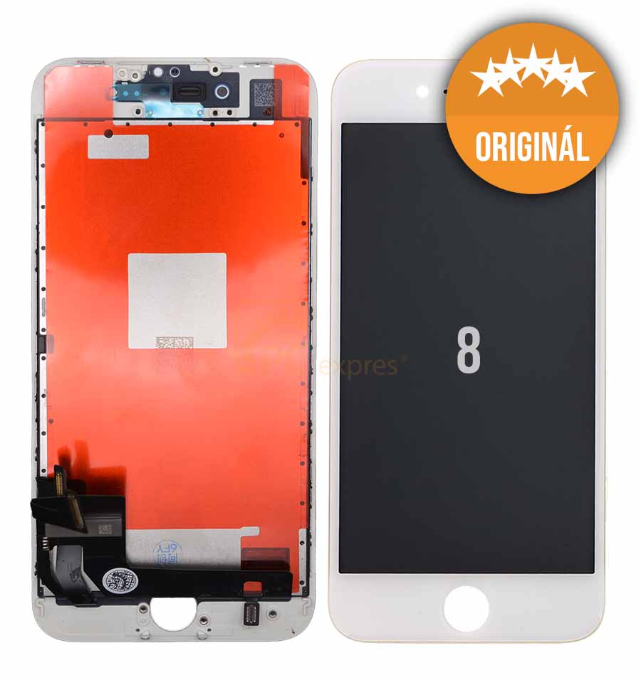 IPHONE 8, SE 2020, SE 2022 - LCD displej a dotyková plocha (biela) ORIGINÁL