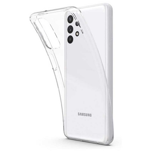 Samsung Galaxy A13 4G - gumený obal - Priehľadná