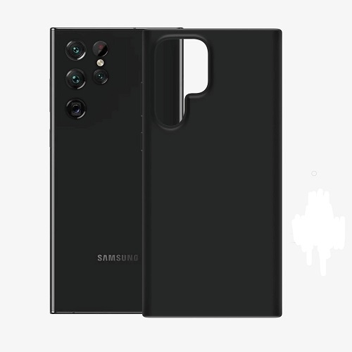 Samsung Galaxy S22 Ultra - gumený obal - Čierna