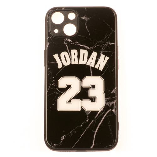 IPHONE 13 - Sklenený obal - Jordan 23 - čierna