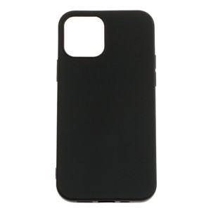 IPHONE 12 Pro - gumený obal - čierna