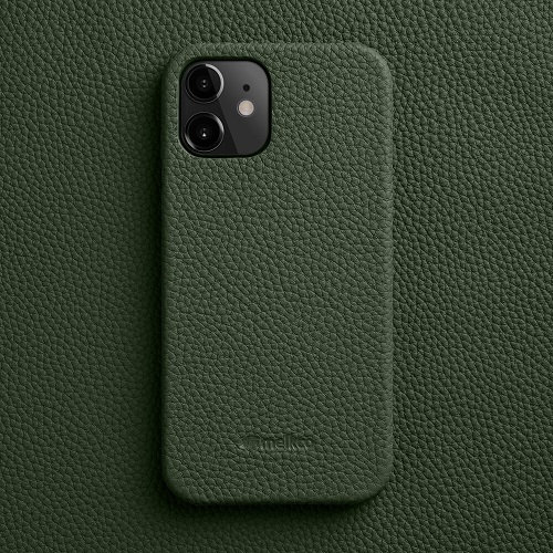 Melkco - IPHONE 12 Mini - kožený obal - Zelená
