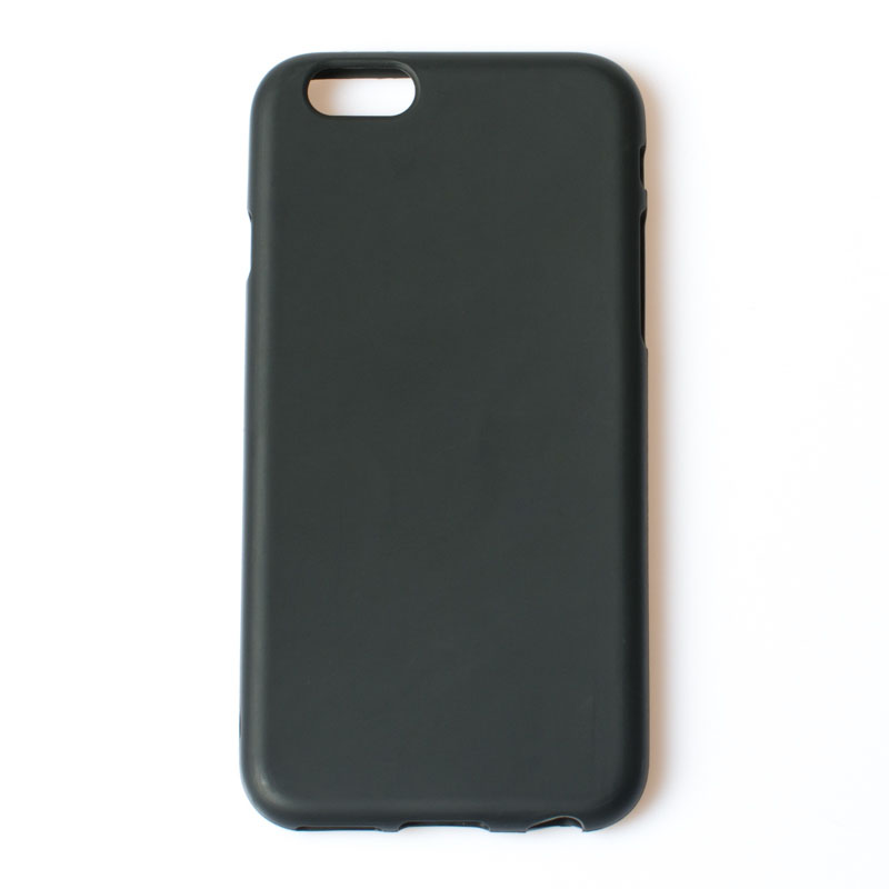 IPHONE 6 - gumený obal - čierna