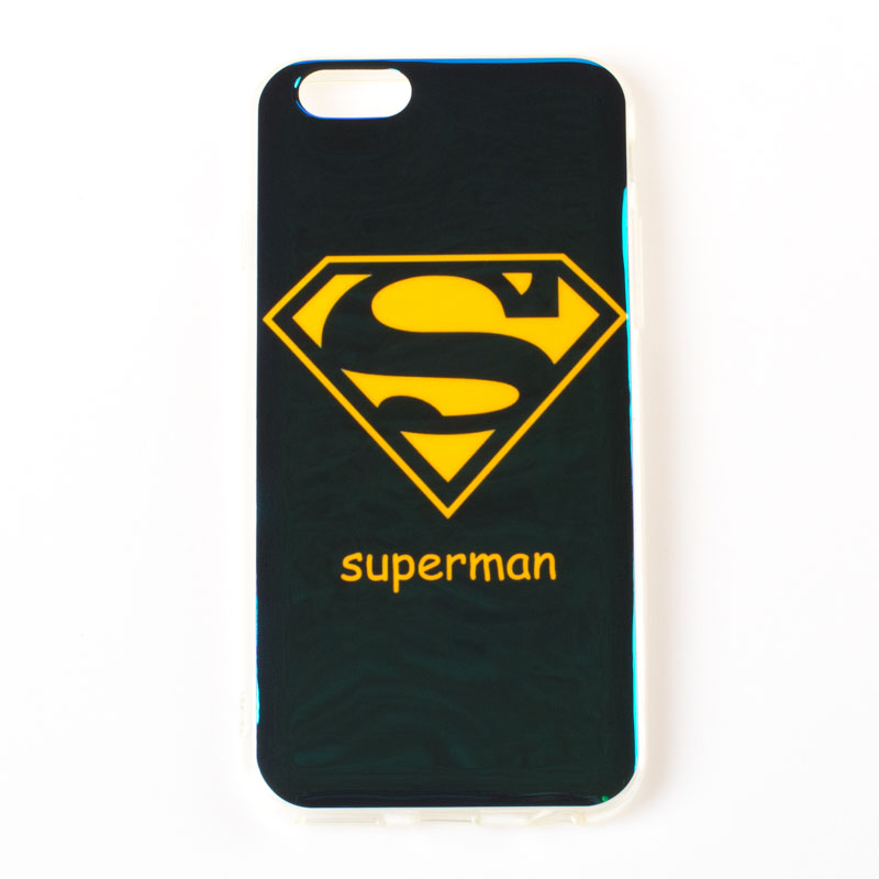 IPHONE 6 - gumený obal - superman logo 2