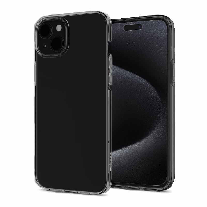 Spigen - Liquid Crystal - IPHONE 15 - čierna