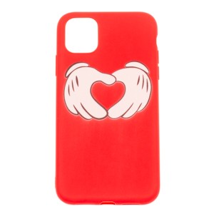 IPHONE 11 Pro Max - gumený obal - srdce