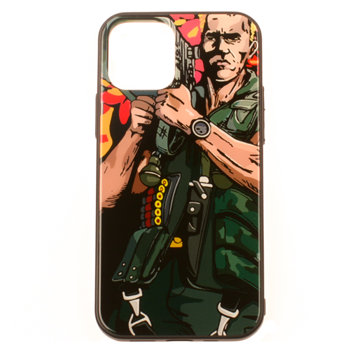 IPHONE 12 Pro - Sklenený obal - Arnold Schwarzenegger