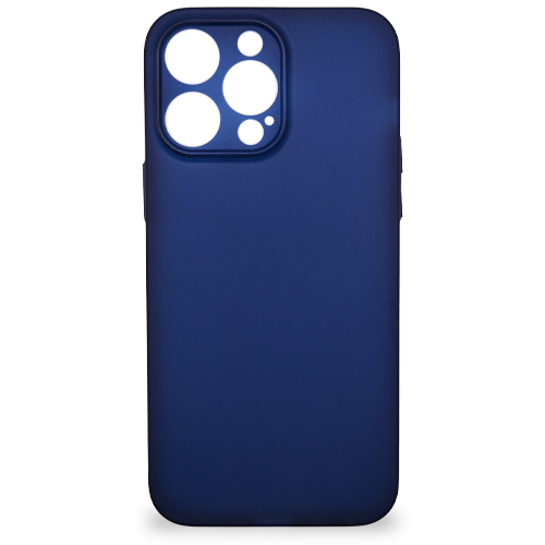 Ultra Slim - Matný pogumovaný obal - IPHONE 14 Pro Max - tmavomodrá