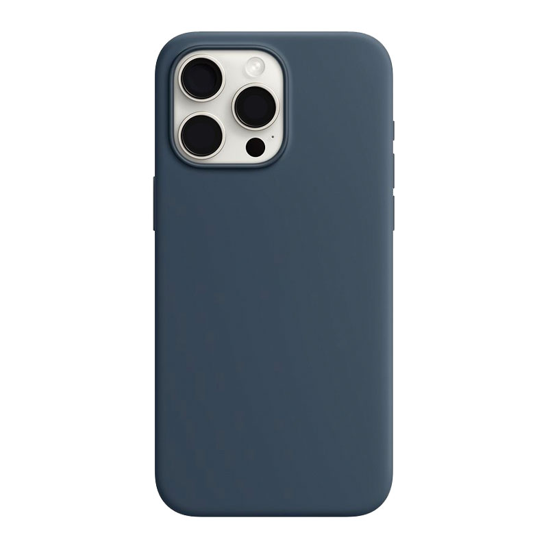 Silikónový kryt - IPHONE 14 Pro Max - s MagSafe - búrkovo modrý