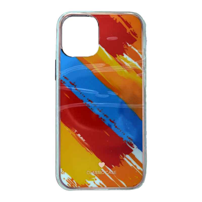 Classic Case - IPHONE 12 Mini - gumený obal - Farebné pruhy