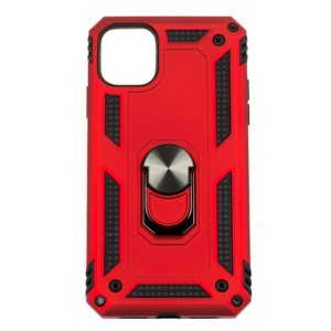 IPHONE 13 Pro Max - Ochranný obal s magnetickým držiakom - Červená
