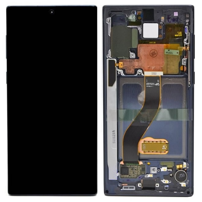 Samsung Galaxy Note 10 Plus LCD / dotyková plocha (aura black) - GH82-20838A