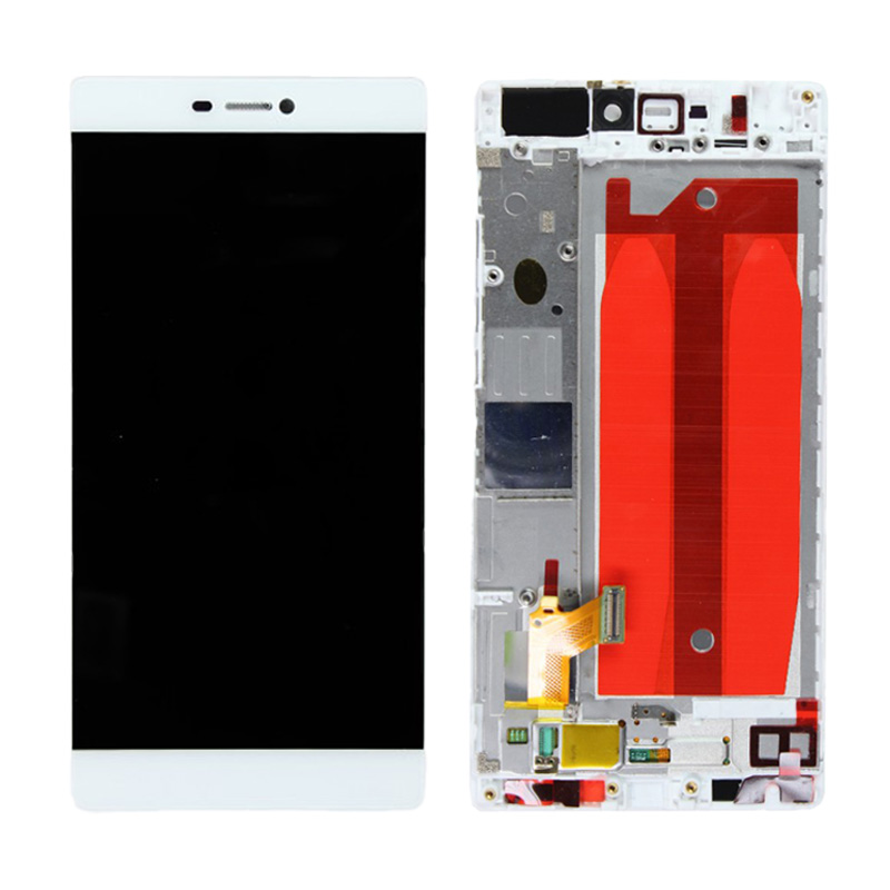 Huawei P8 LCD / dotyková plocha s rámom (biela)