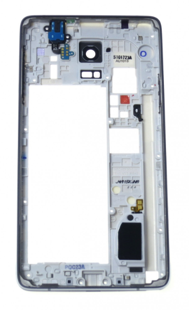 Samsung Galaxy Note 4 Stredový rám (čierna)