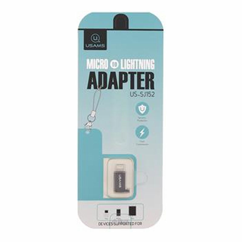 USAMS SJ152- adaptér MicroUSB - Lightning