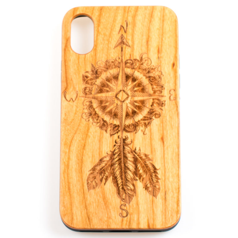 Wood Case - IPHONE XS Max - kompas