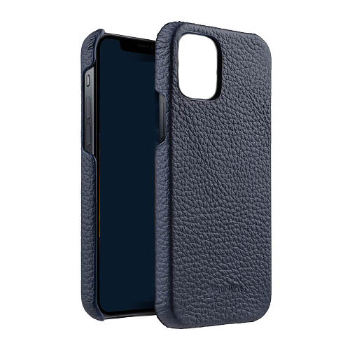 Melkco - IPHONE 12 Pro - kožený obal - Modrá