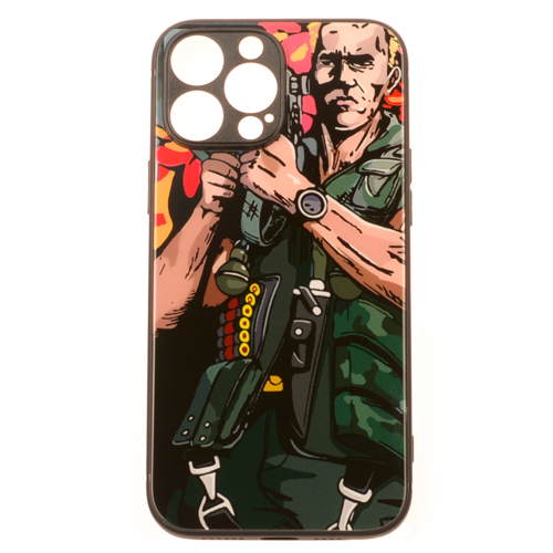 IPHONE 13 Pro - Sklenený obal - Arnold Schwarzenegger