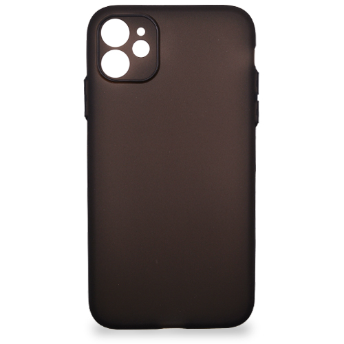 Ultra Slim - Matný pogumovaný obal - IPHONE 11 - čierna