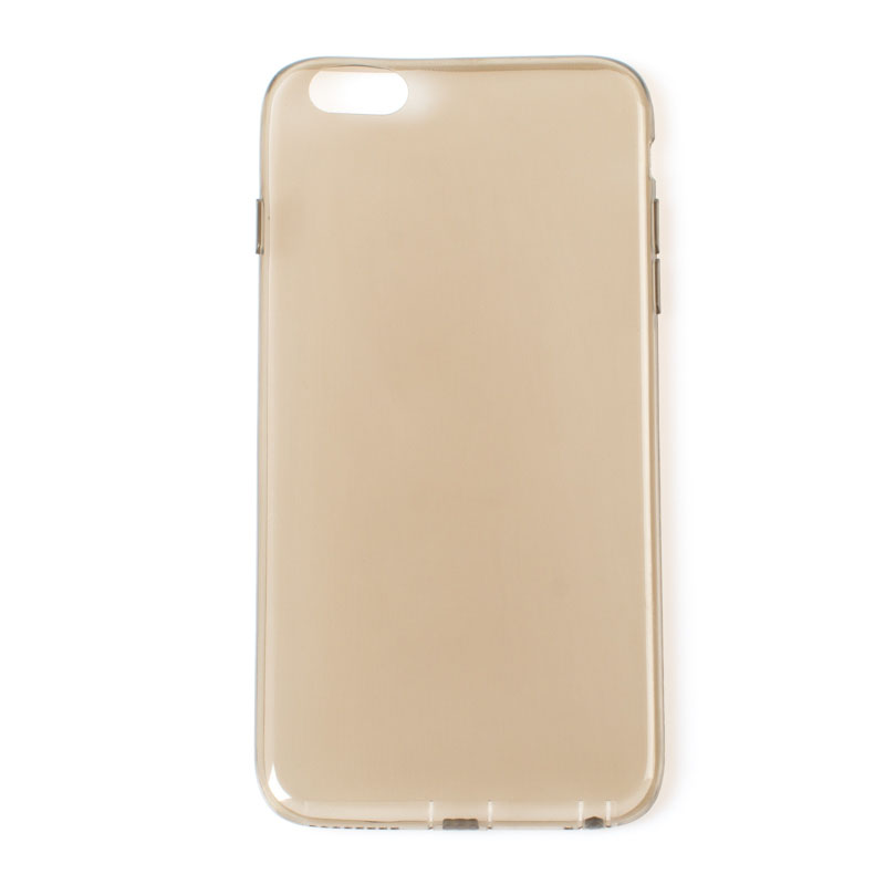 IPHONE 6 Plus - gumený obal - priehľadná tmavá
