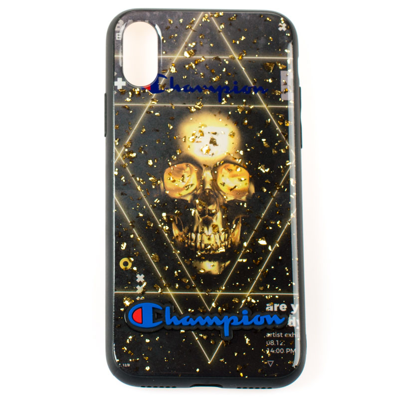 IPHONE X - gumený obal - Champion - Lebka