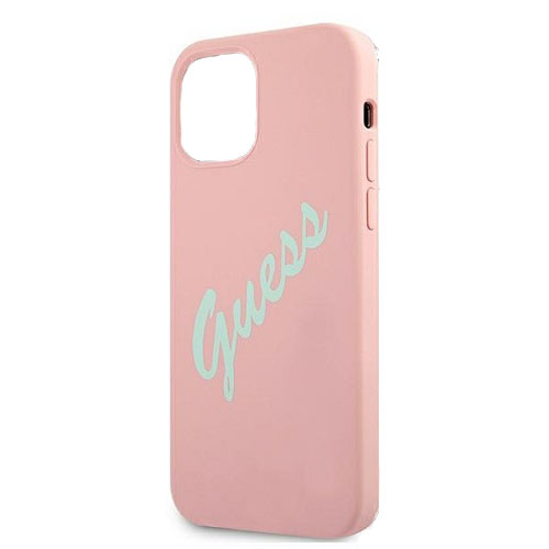 Guess - Silicone case - IPHONE 12 Mini - Vintage - Pink